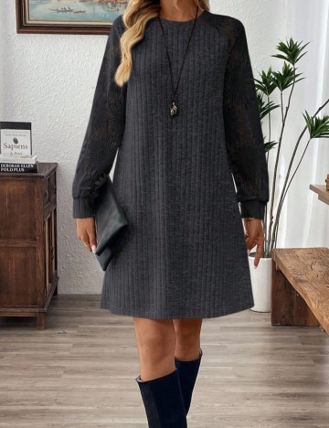 Rochie midi Shein, gri