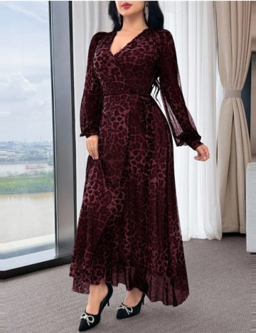 Rochie maxi Shein, vișiniu