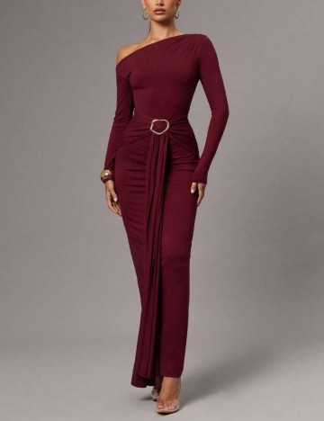 Rochie maxi Shein, vișiniu