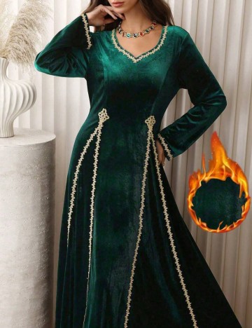 Rochie maxi Shein, verde