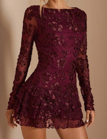 Salopetă Shein, vișiniu