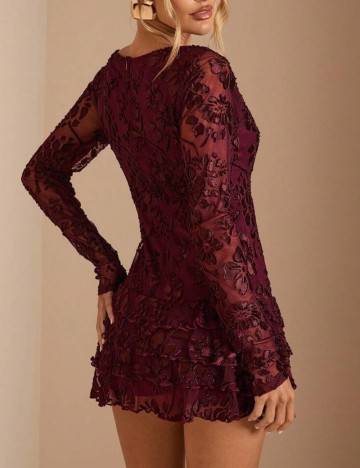 Salopetă Shein, vișiniu