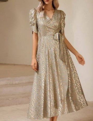 Rochie midi Shein, mix culori