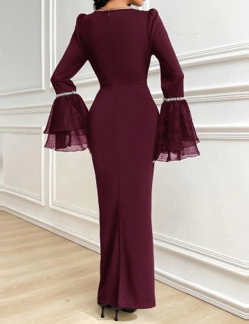 Rochie maxi Shein, vișiniu