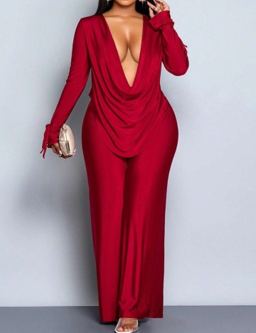 Compleu Shein Curve+, roșu