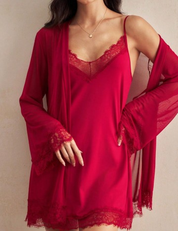 Rochie De Noapte Shein, roșu
