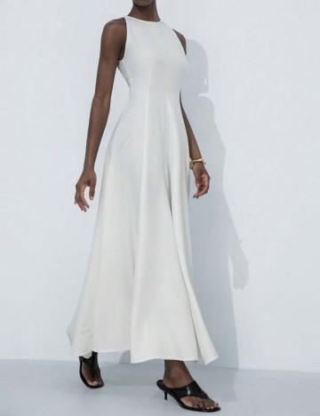 Rochie maxi Shein, alb
