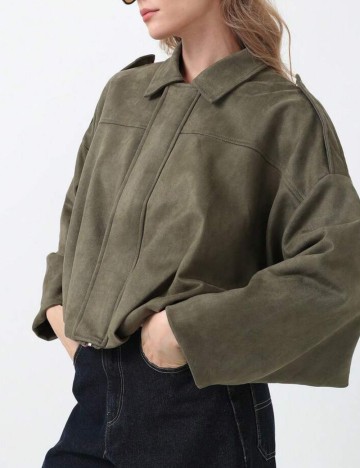 Jachetă Shein, kaki