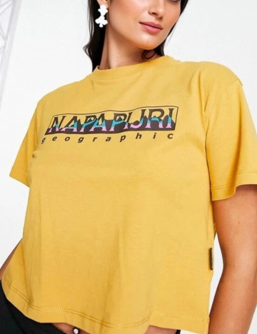 Tricou Napapijri, galben