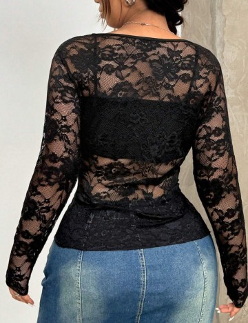 Bluză Shein Curve+, negru