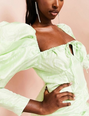 Rochie mini ASOS, verde