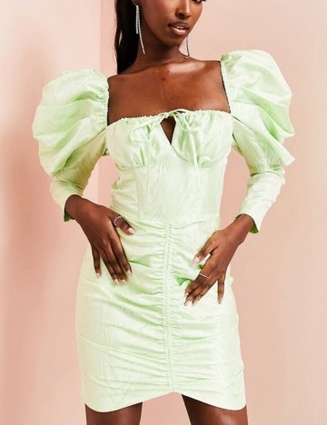 Rochie mini ASOS, verde