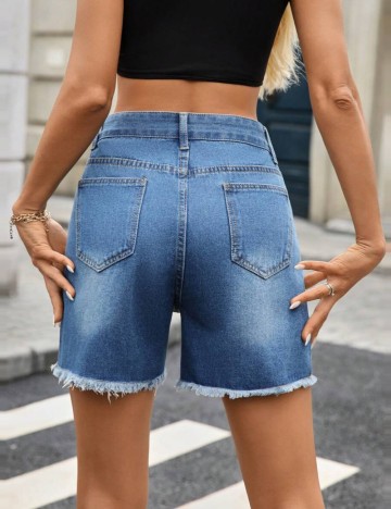 Pantaloni scurți Shein, albastru