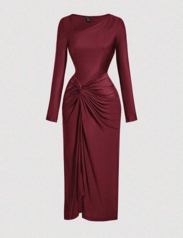 Rochie maxi Shein, vișiniu