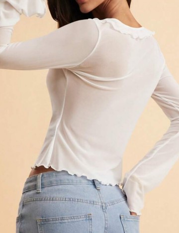 Bluză Shein, alb