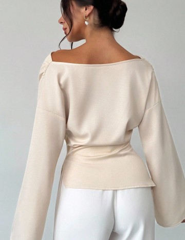 Cămașă Shein, bej