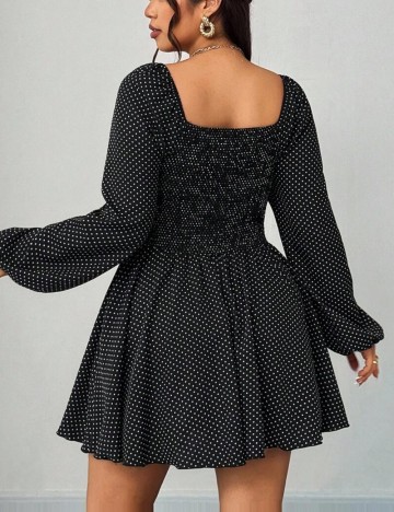 Rochie mini Shein Curve+, negru