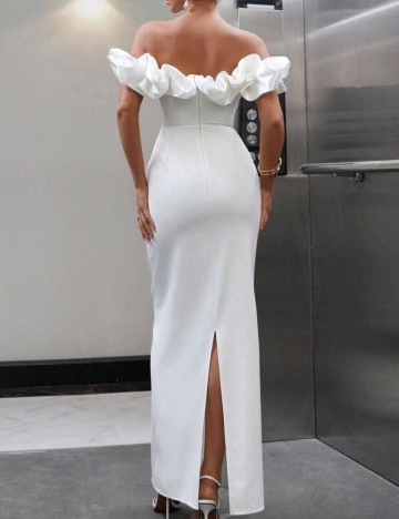 Rochie maxi Shein, alb