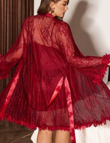 Halat de noapte Shein, roșu