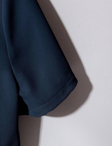 Cămașă casual Shein, bleumarin