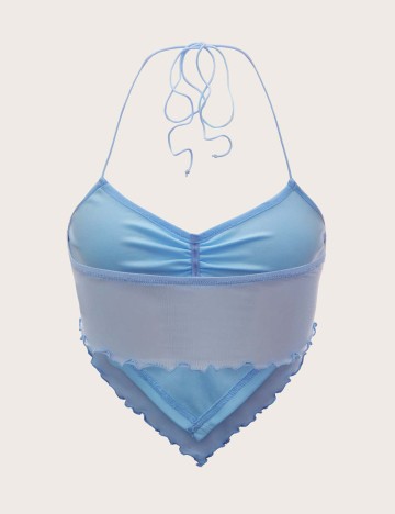 Top Shein, albastru