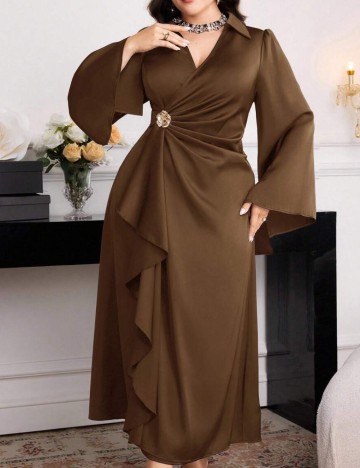 Rochie maxi Shein, maro