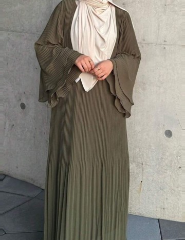 Rochie maxi Shein, kaki