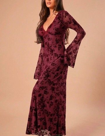 Rochie maxi Shein Forever 21, vișiniu