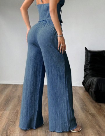 Pantaloni Shein, albastru