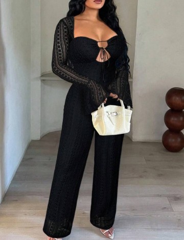 Salopetă lungă Shein, negru