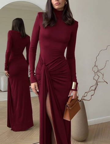 Rochie maxi Shein, vișiniu