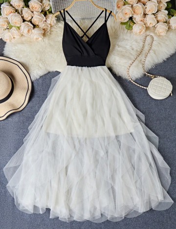 Rochie midi Shein, mix culori