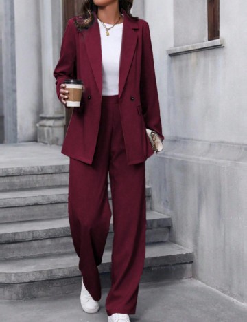 Compleu Shein, vișiniu