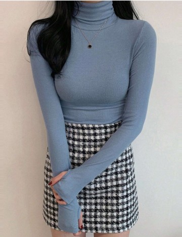 Bluză Shein DAZY, albastru