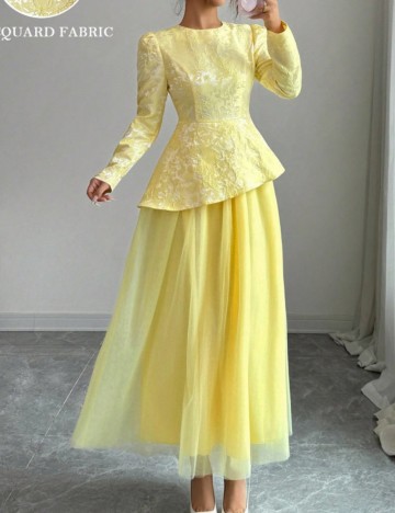 Rochie maxi Shein, galben