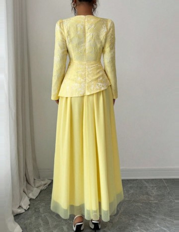 Rochie maxi Shein, galben