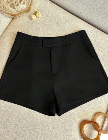 Pantaloni scurți Shein, negru