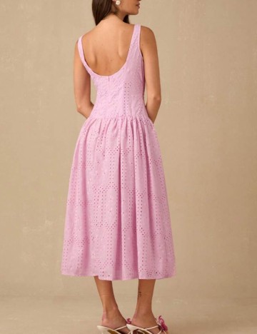 Rochie midi Shein, roz