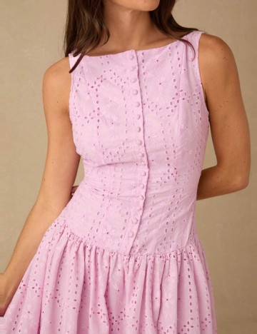 Rochie midi Shein, roz