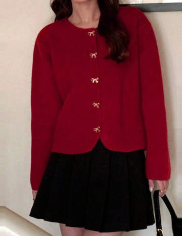 Pulover Shein, roșu