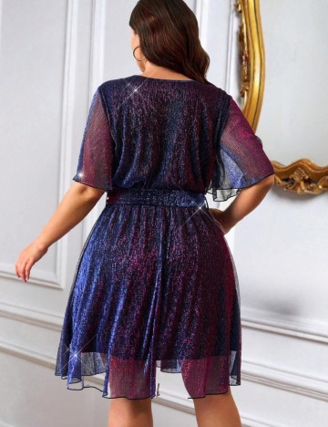 Rochie mini Shein Curve+, negru