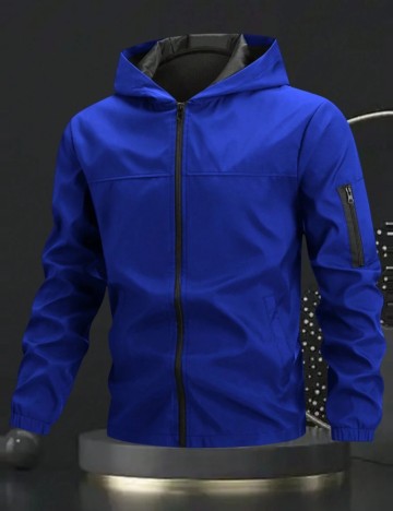 Jachetă Shein, albastru