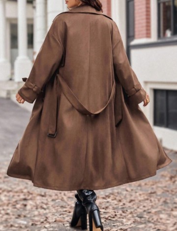 Trench Shein Curve+, maro