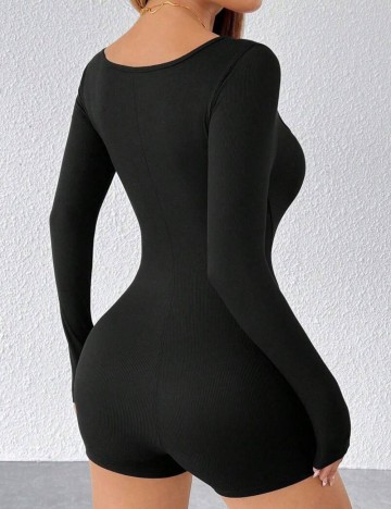 Salopetă scurtă Shein, negru