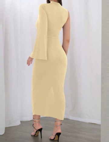 Rochie midi Shein, galben