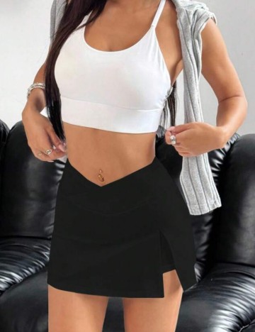 Fustă Pantalon Shein, negru