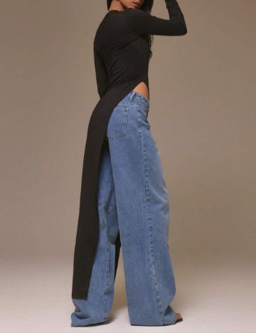 Bluză lungă Shein, negru