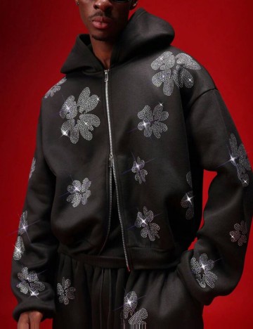 Hanorac Shein SUMWON, negru