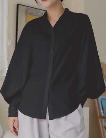 Cămașă Shein DAZY, negru