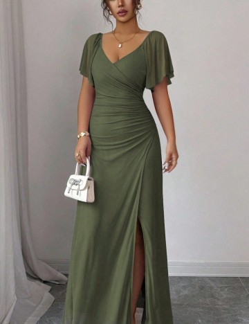 Rochie maxi Shein, verde